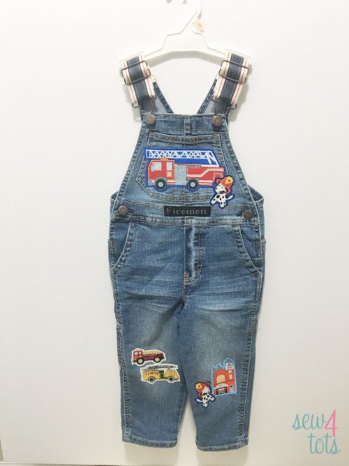 fire truck overalls front