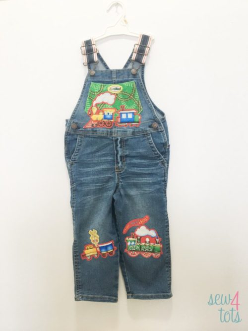 train overalls front
