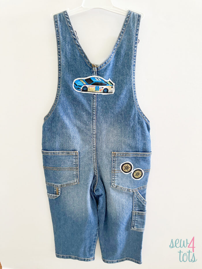 Race Cars Overalls - back