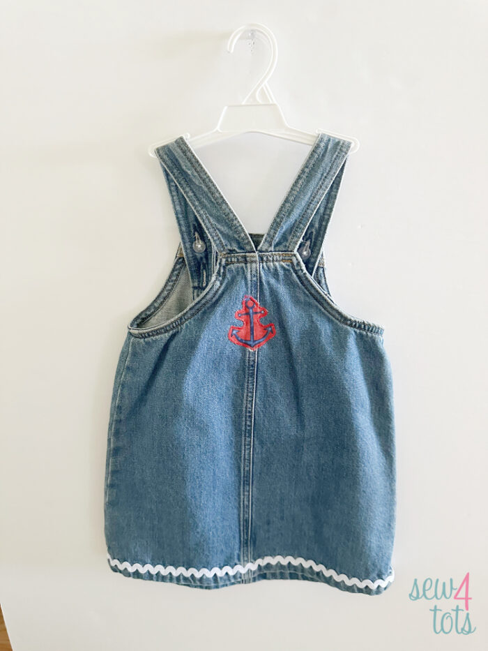 Sailboats Denim Jumper